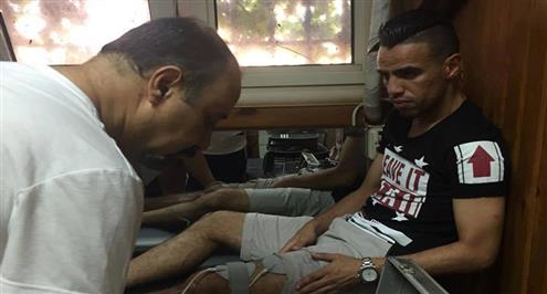 إصابة الركبة تبعد حازم إمام 5 أيام عن تدريبات الزمالك 